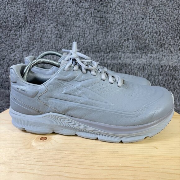 Altra Torin 5 Walking Shoe Mens Size 8.5 Gray Leather Barefoot Zero Drop Sneaker - Picture 3 of 8